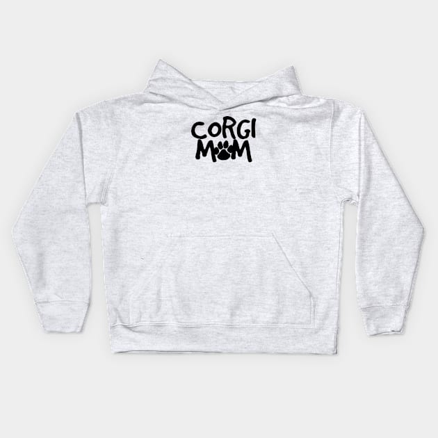 Corgi Mom Kids Hoodie by nametees